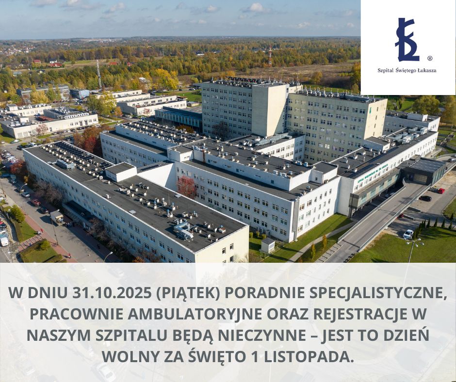Zmiany w pracy Poradni i Rejestracji – piątek 31 października 2025 r.