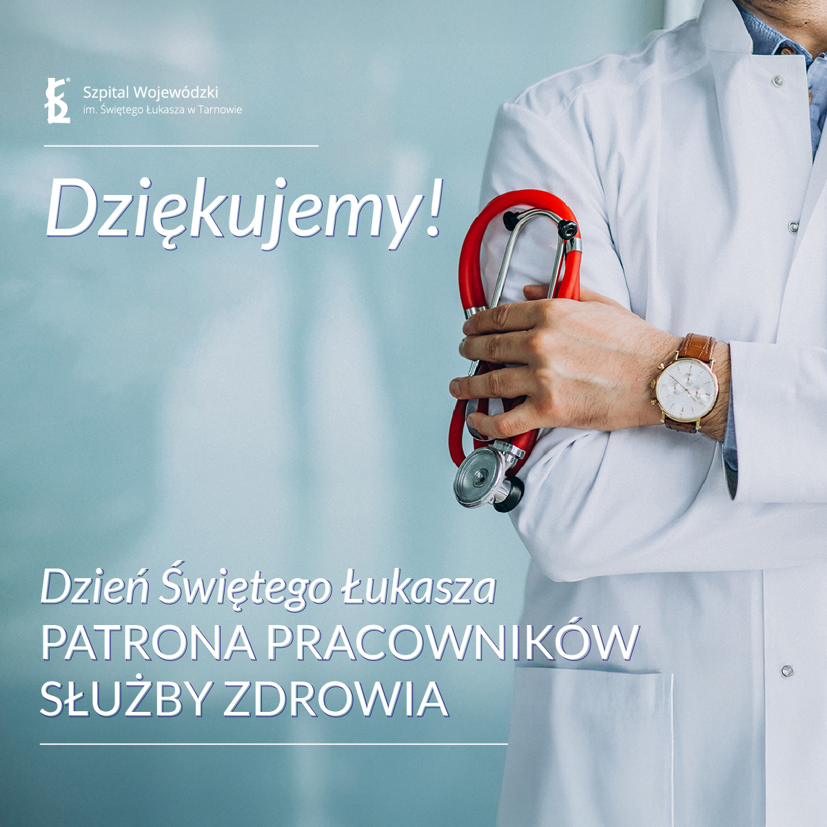 Życzenia dla pracowników służby zdrowia